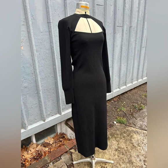 FRAME Cut-Out Midi Sweater Dress, size  Large - Picture 6 of 11